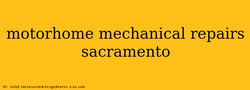 motorhome mechanical repairs sacramento
