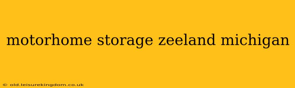 motorhome storage zeeland michigan