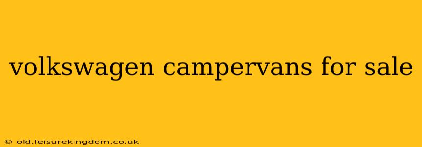 volkswagen campervans for sale
